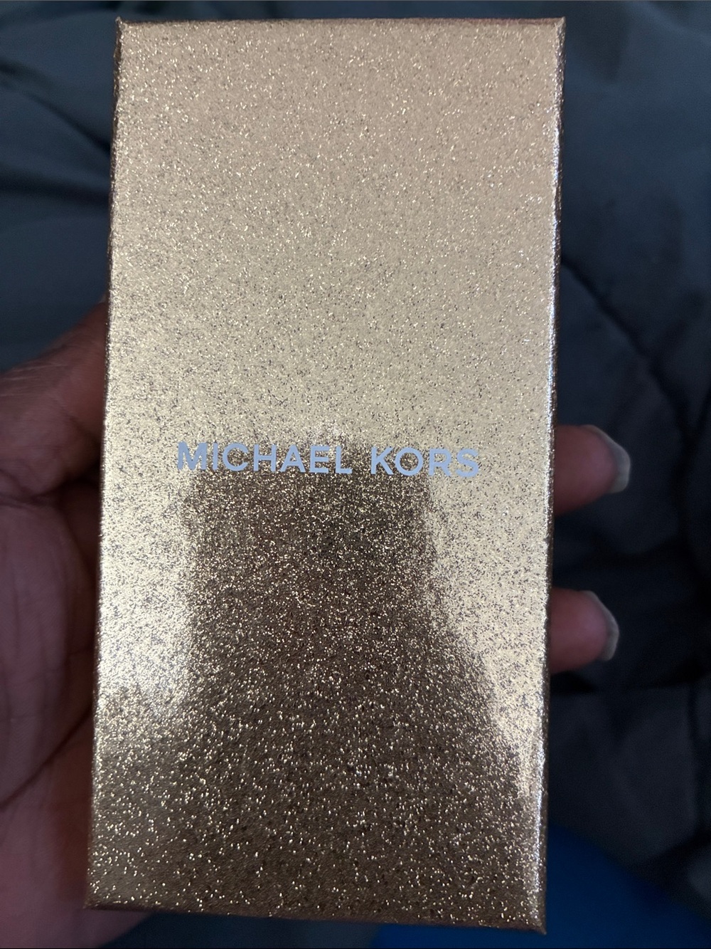 🎉🎉🎉Michael Kors Gold-tone MK Crystal Circle Key Ring - Picture 3 of 4